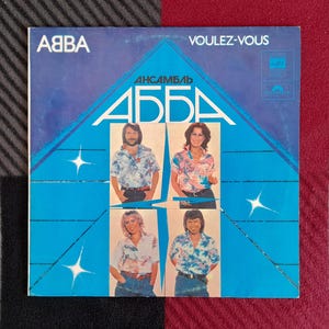 ABBA Voulez-Vous Vinilo LP Álbum - Vintage Pop Rock Disco Europop