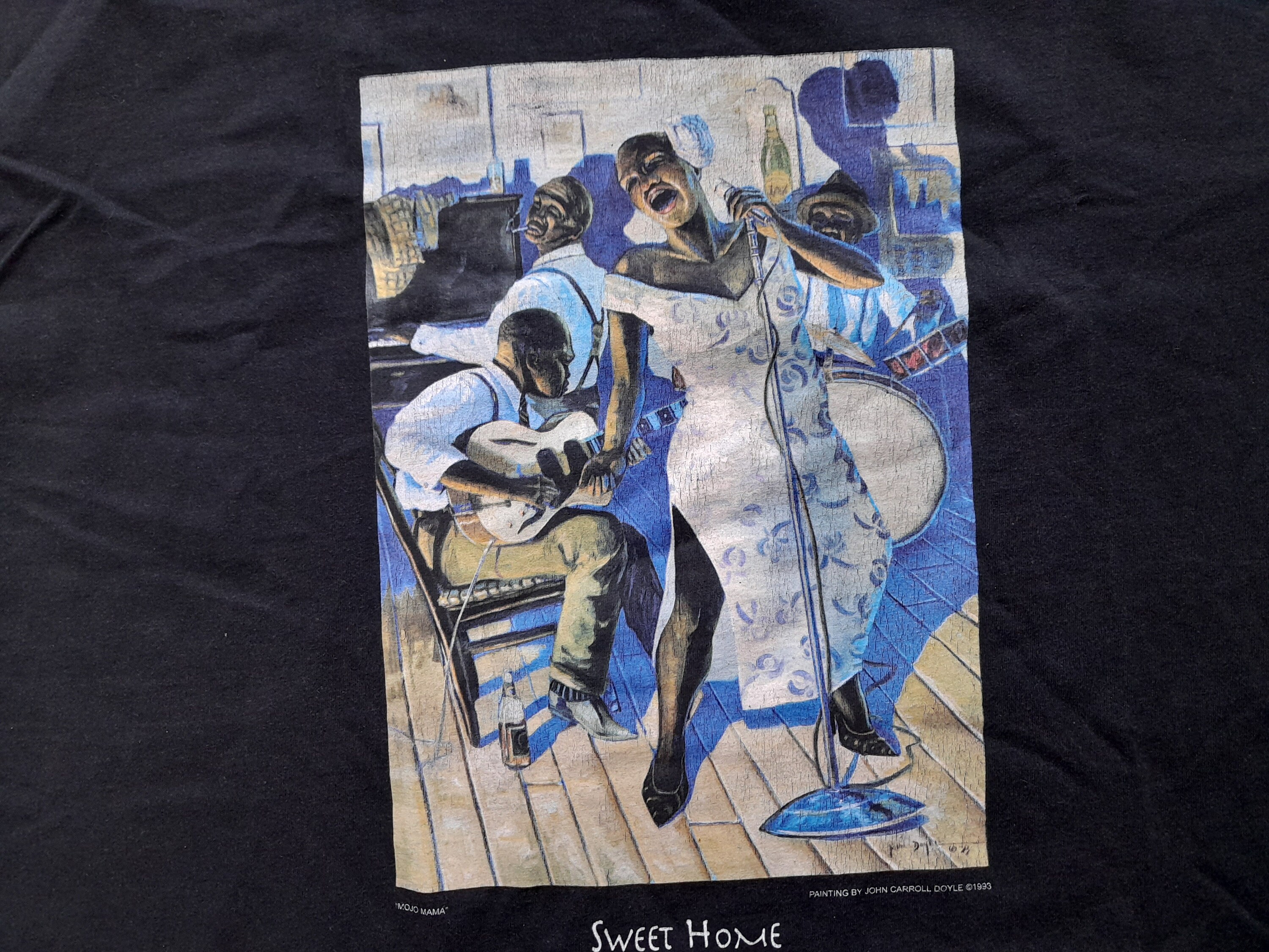Vintage 1993 Sweet Home Blue Chicago Shirt ,adult XXL Size Vintage 1993 Sweet Home Blue Chicago Shirt ,adult XXL Size