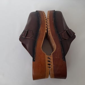Vintage 80s High Platform Wooden Clogs ,vintage Clogs, Wood Clogs ...
