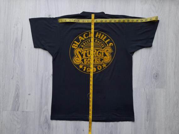 T-shirt Sturgis Rallye 1999 Noir – Taille M, Vintage, Occasion Très Bon état