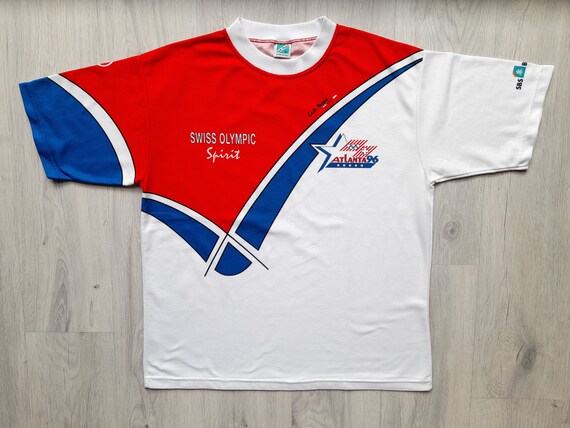 T-shirt Swiss Olympic Red 'one Team One Spirit' - Taille XL - Occasion Très Bon état
