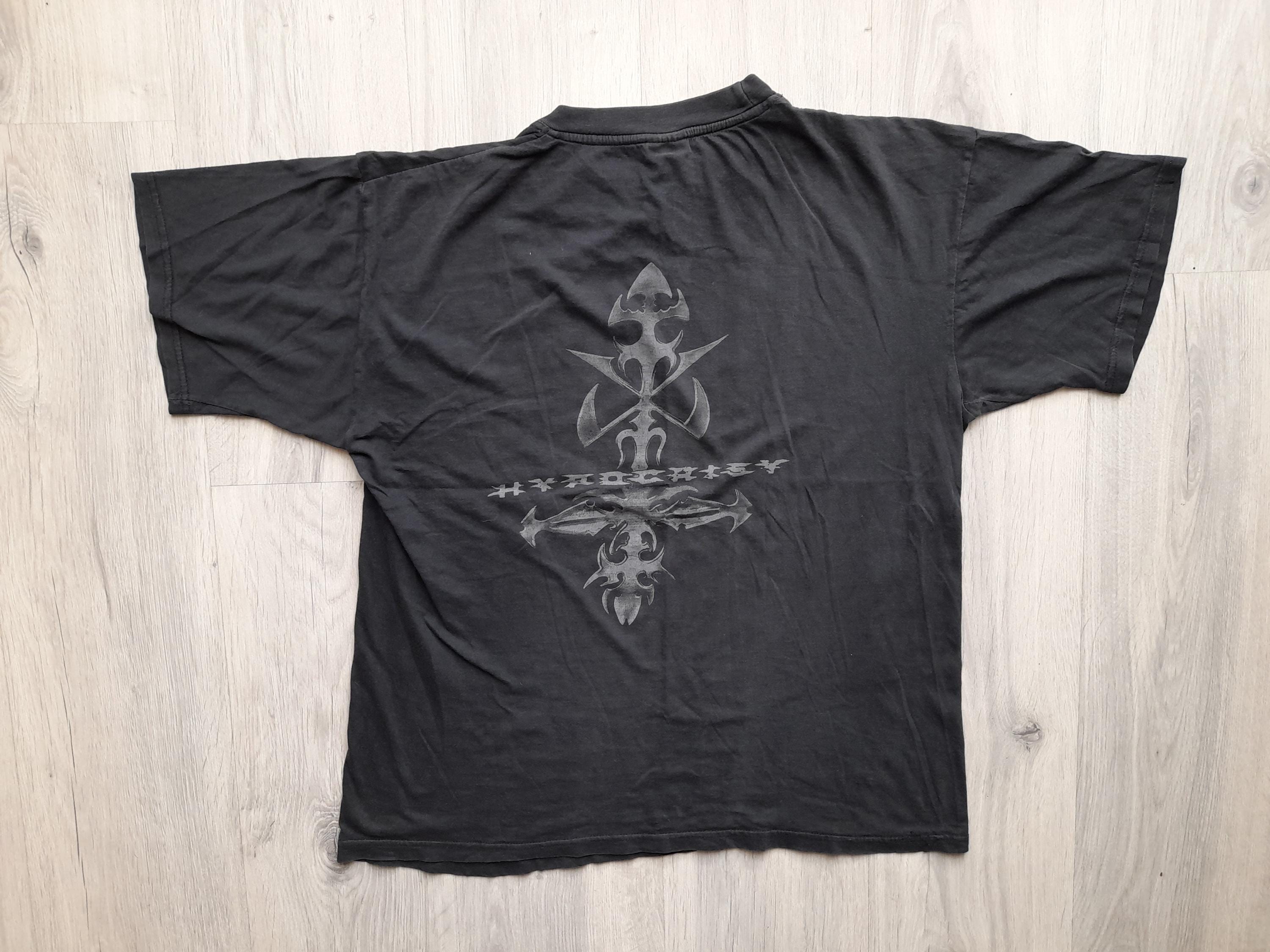 Vintage Hypocrisy 10 Years of Chaos and Confusion T-shirt ,swedish 