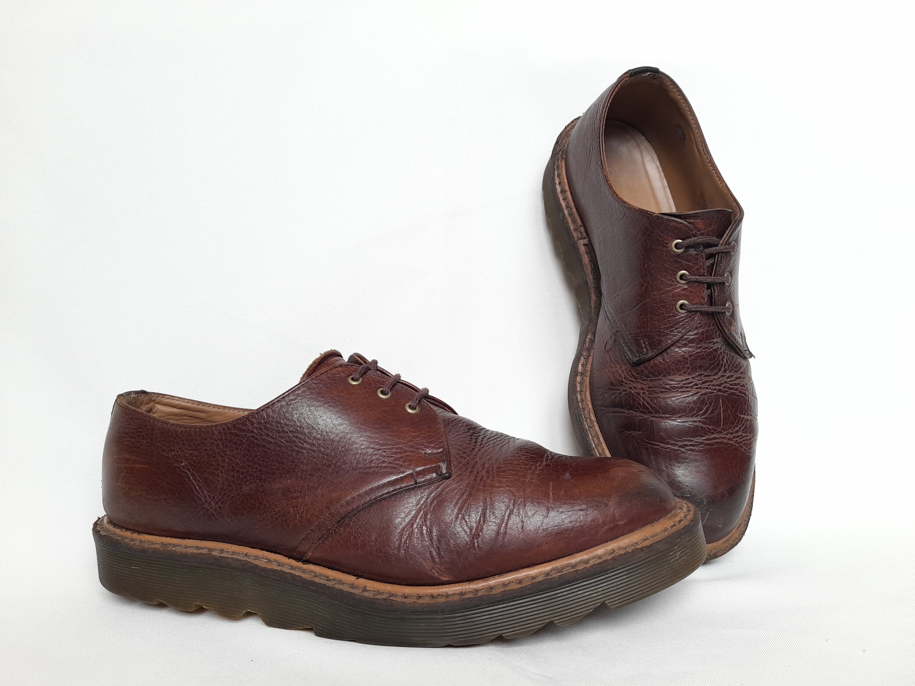 Dr Martens★1461 ZIGGY LEATHER OXFORD★3ホール★2色 Vintage Dr.martens 1461 1461 Ziggy Oxford Shoes ,brown ,size