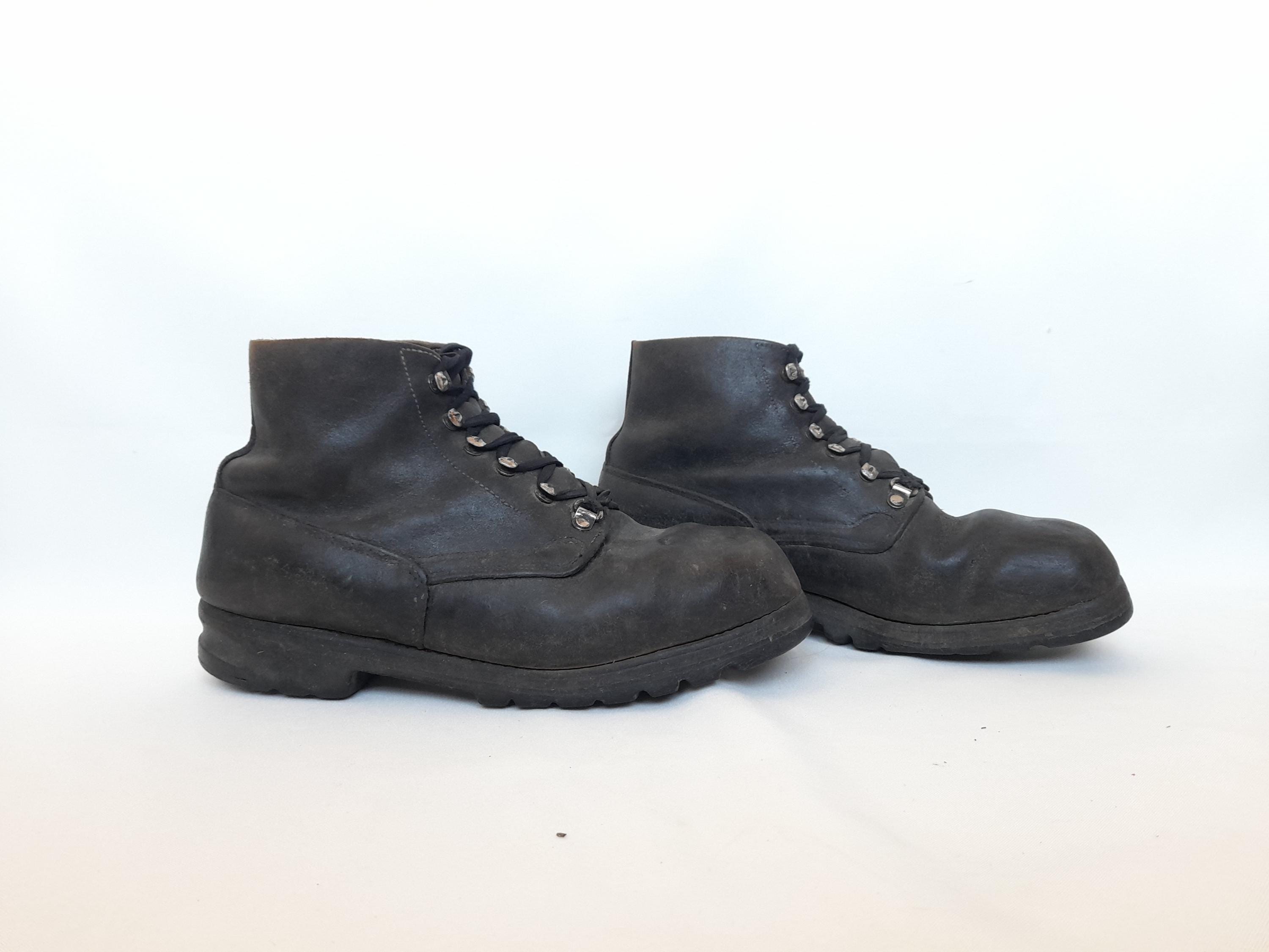 80er Jahre Minerva Schweizer Armee authentische Stiefel, EU 43