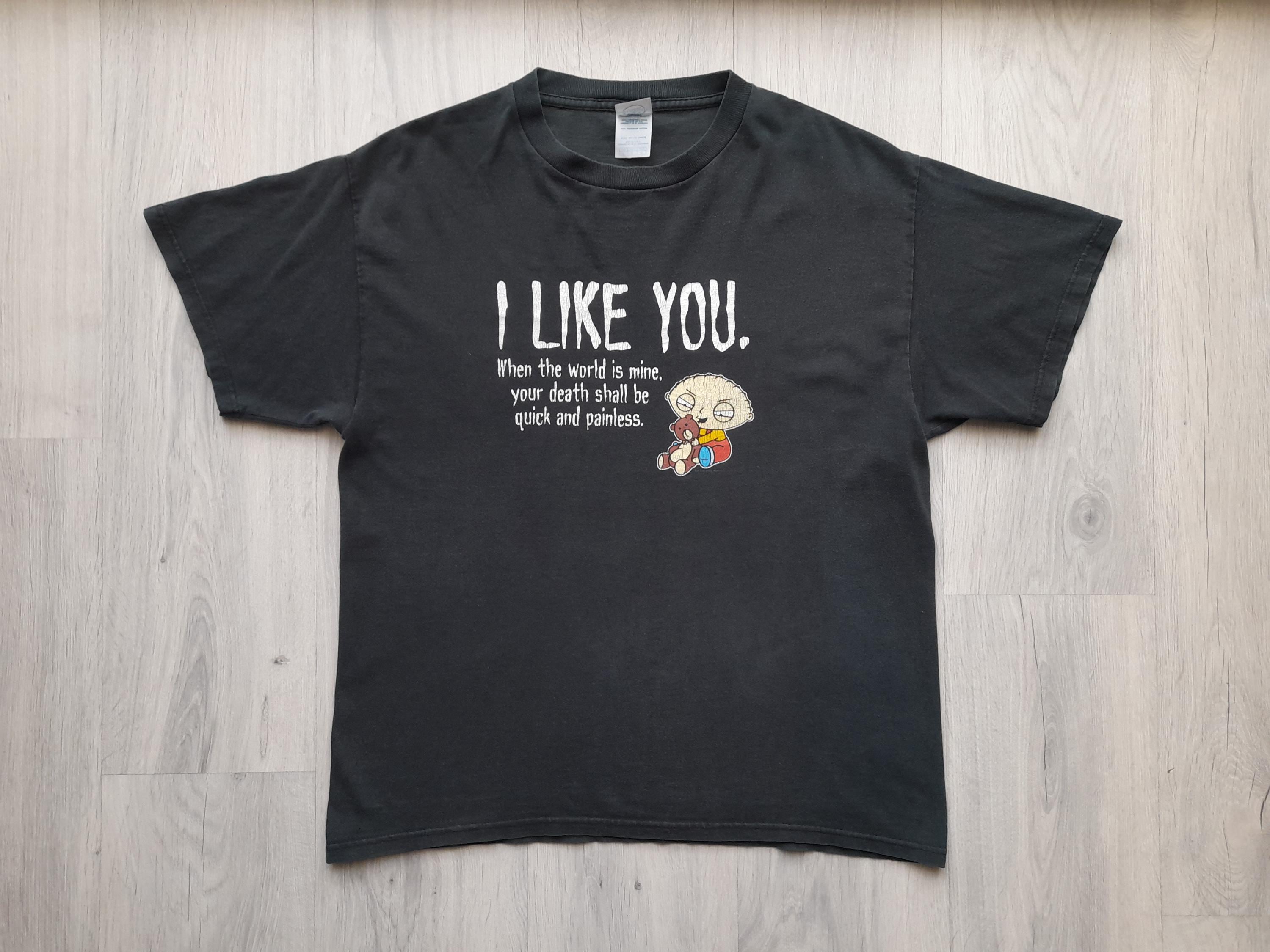 T-shirt Family Guy Liquid Blue - Motif Tie-dye Stewie Griffin, Coton, Taille M à XXL