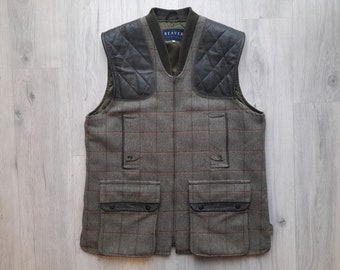 Colamtiss French Hunting Vest Multi Pocket Utility Gilet Green