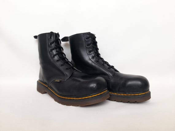 Vintage 80s Dr.martens Steel Toe Boots , Dr.martens 1888 , 7