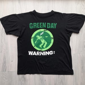 Green Day Warning Shirt - Etsy