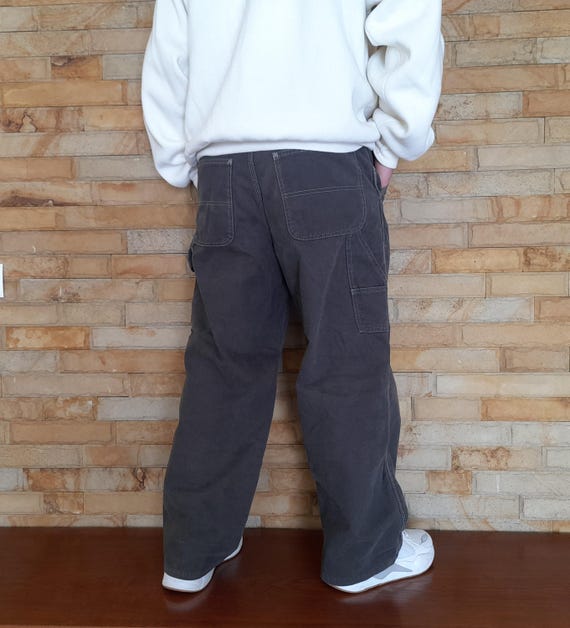パンツ 90s DOCKERS 2tuck gray black denim 90s Dockers 2tuck denim slacks | sui & shara