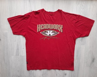 Vintage 90s Australian Surfing Vintage tee , Headworx Australia Shirt , Australian Surfer Tee ,Surfing Sportwear Tee, surfing sportswear,XL Vintage 90s Australian Surfing Vintage tee , Headworx Australia Shirt , Australian Surfer Tee ,Surfing Sportwear Tee, surfing sportswear,XL