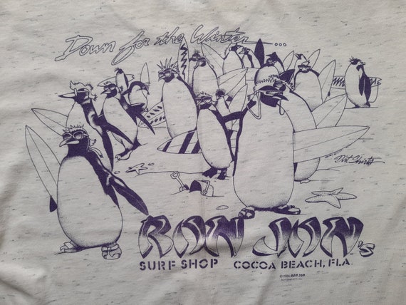 Vintage 1986 Ron Jon Surf Shop Cocoa Beach Florid… - image 3