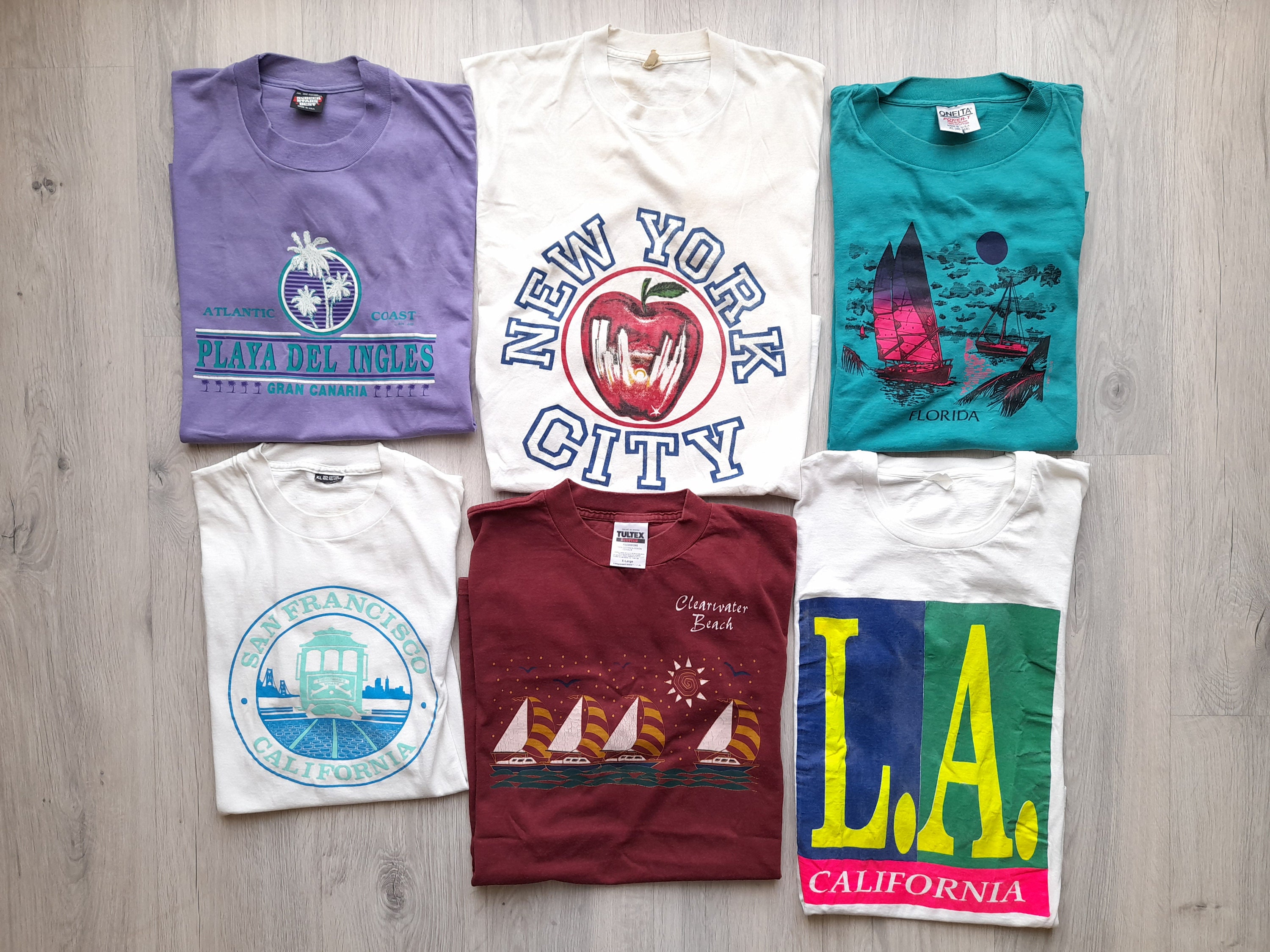Vintage Tourist Shirt ,lot of Sixth Tee 80s 90s Shirt ,made Vintage Tourist Shirt ,lot of Sixth Tee 80s 90s Shirt ,made
