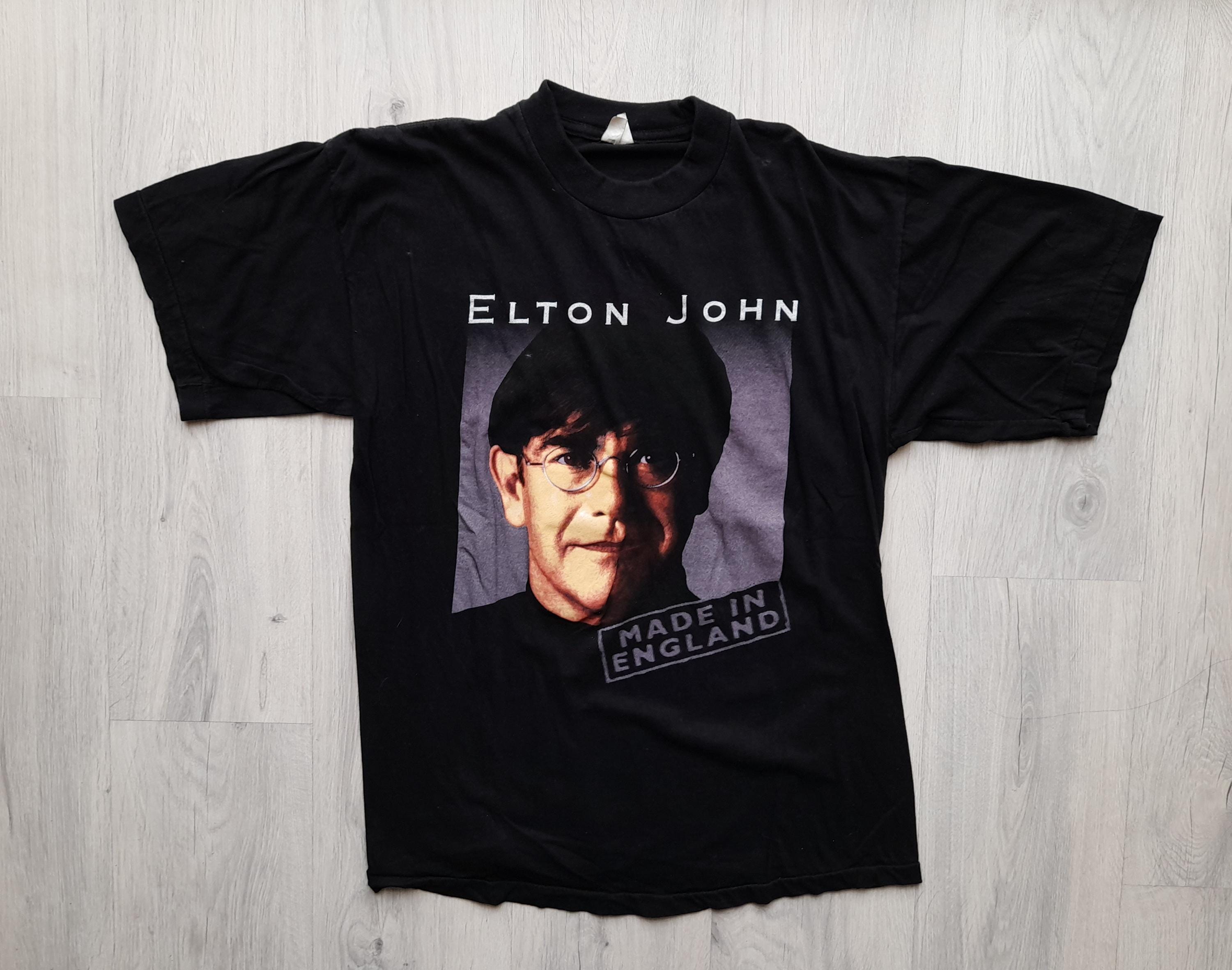 Elton John Made in England Tシャツ Vintage 90s Elton John Made in England T-shirt , XL , Single