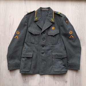Vintage 1990 West Germany Army Military Jacket ,green Cotton Vintage 1990 West Germany Army Military Jacket ,green Cotton