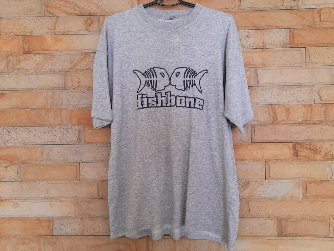Vintage 90s Fishbone Skateboard Tee , Skateboard Hip Hop