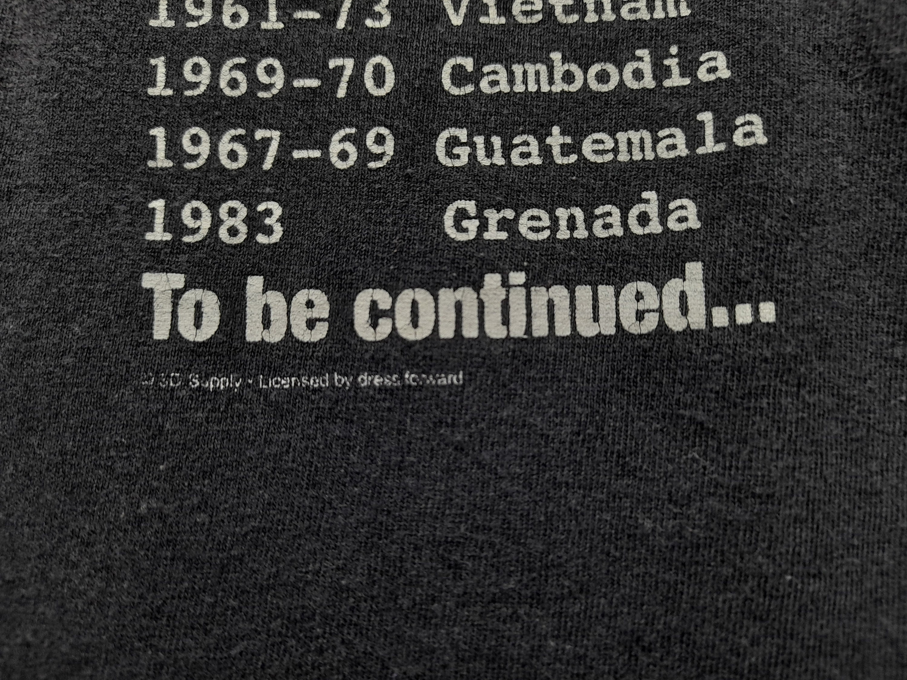 Vintage 2003 USA World Domination Tour , Large Size ,world