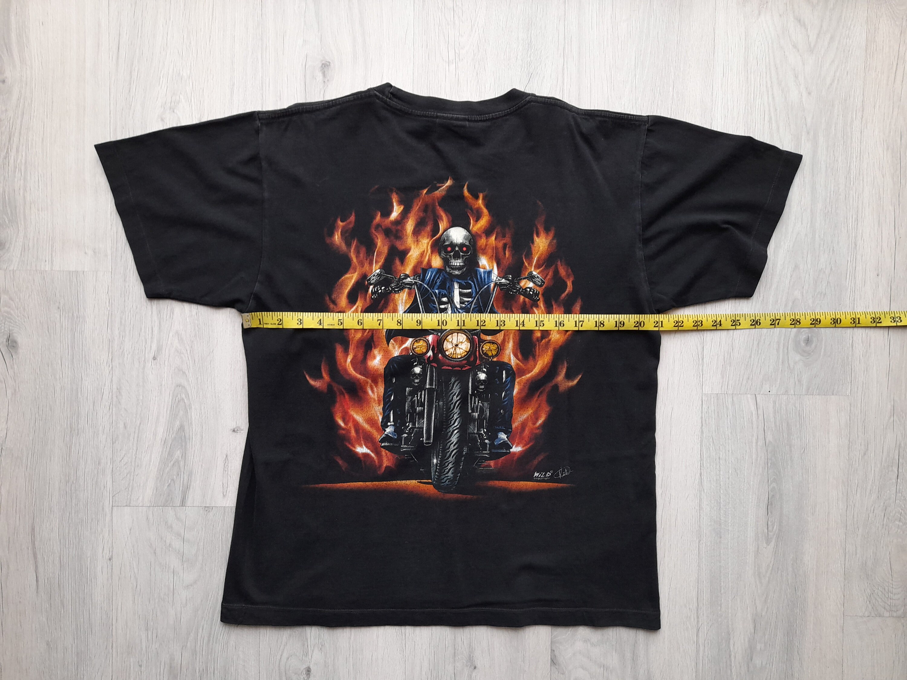 【関税・送料込】Distressed skull rider printed t-shirts-1166 関税・送料込】Distressed skull rider printed t-shirts-1166