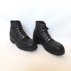 Galls Men’s Size 10.5W 8” High Gloss Lace-Up Duty Parade Boots Academy Ready New 1980s Combat Boots Mens 10 - Etsy main image 4
