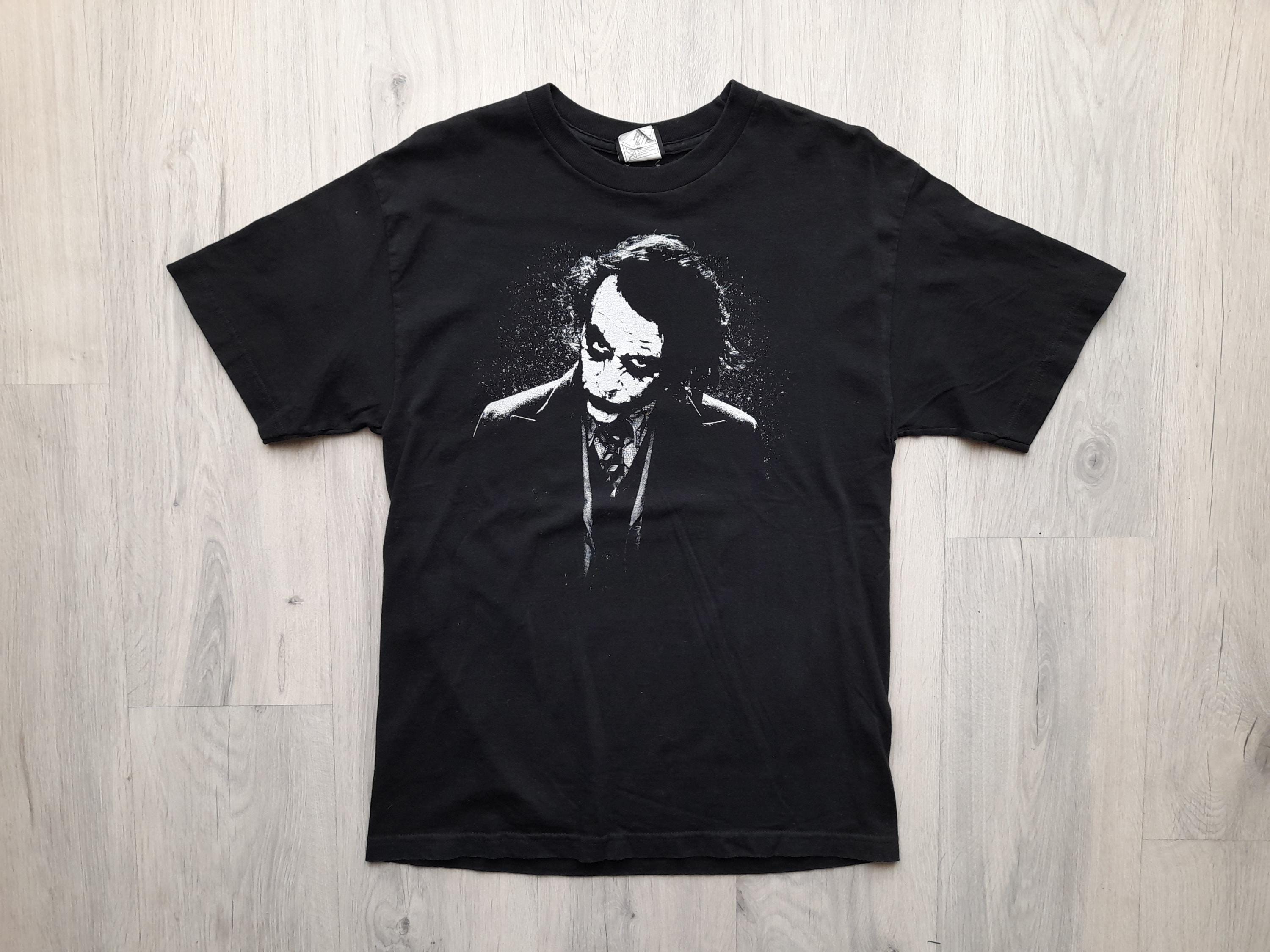Vintage Heath Ledger Joker T-shirt the Dark Knight Tee ,medium