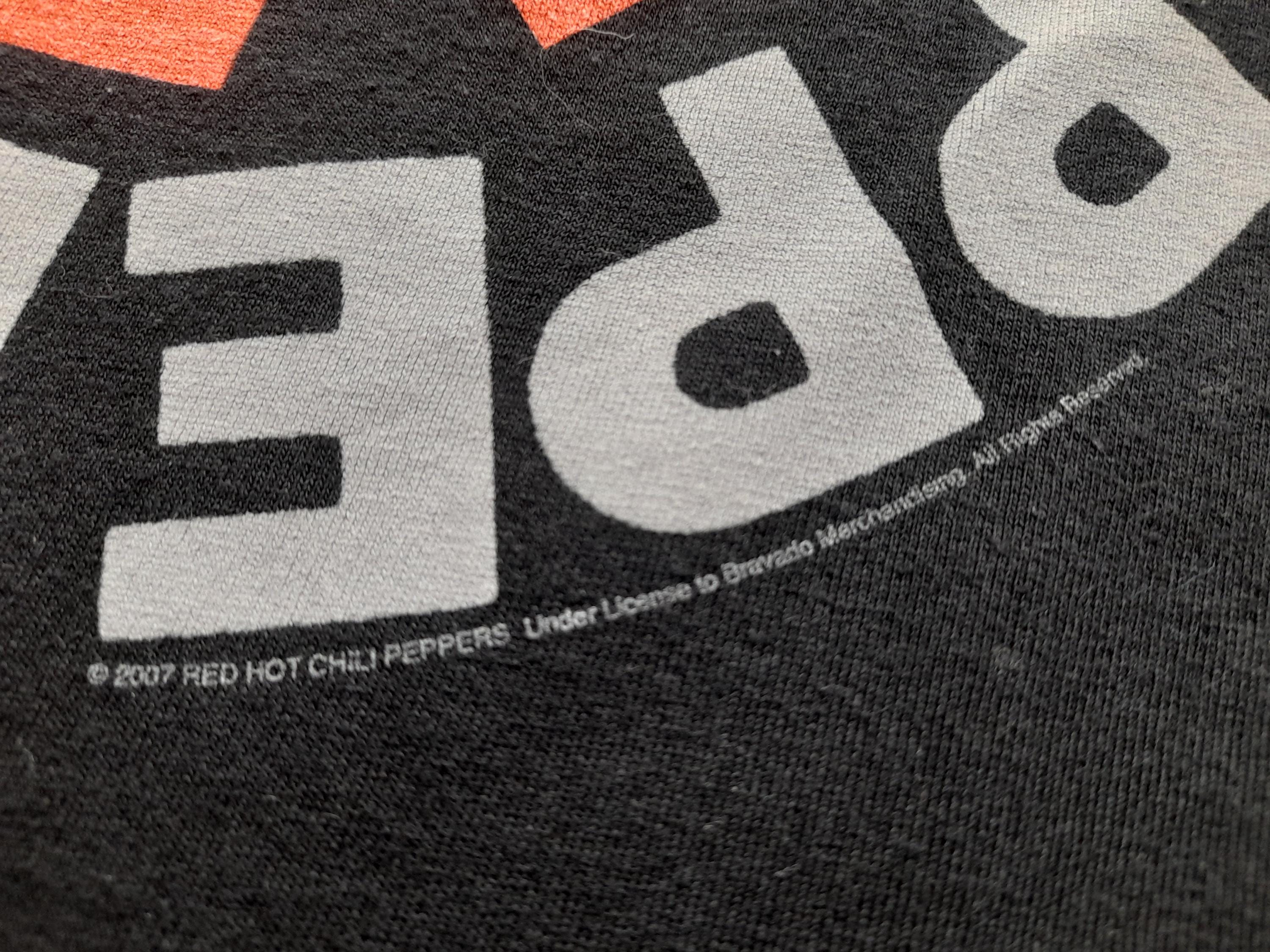 Vintage 2007 Red Hor Chily Pepper T-shirt ,2007 RHCP Logo