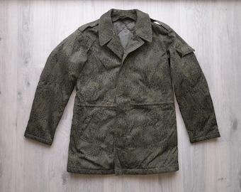 Vintage Polish Army Field Jacket Wz.89 Żaba ,Vintage Polish Army PUMA Camo Field Cold Weather Jacket / Parka , XL Kurtka bechatka WZ.89 Frog