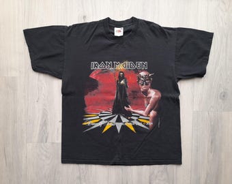 Vintage 90s Iron Maiden Winterland Boxy/short Fit XL Faded