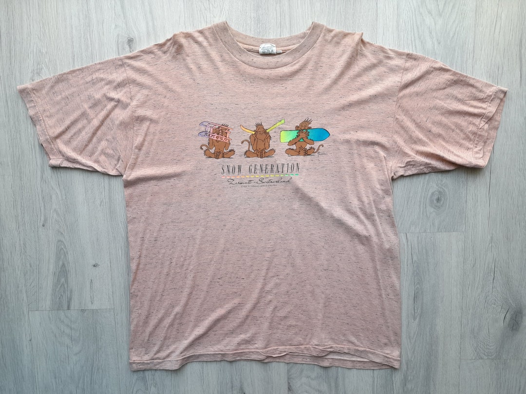 RICE28】 90´s Tシャツ snowboarding