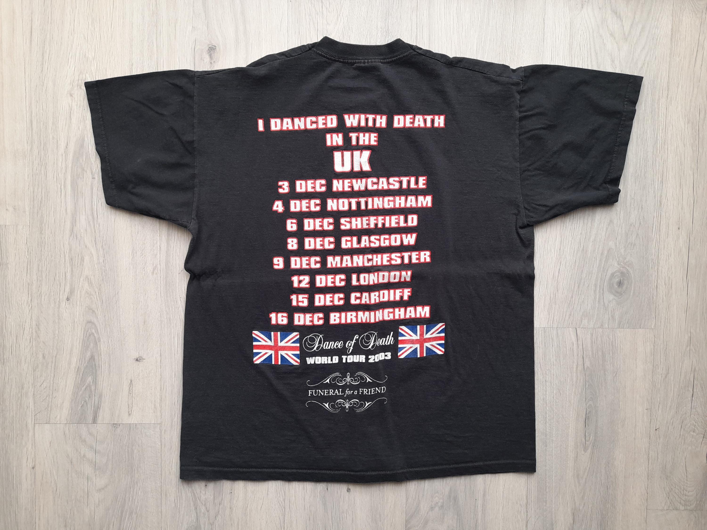 Vintage 2003 Iron Maiden T-shirt Dance of Death World Tour Heavy