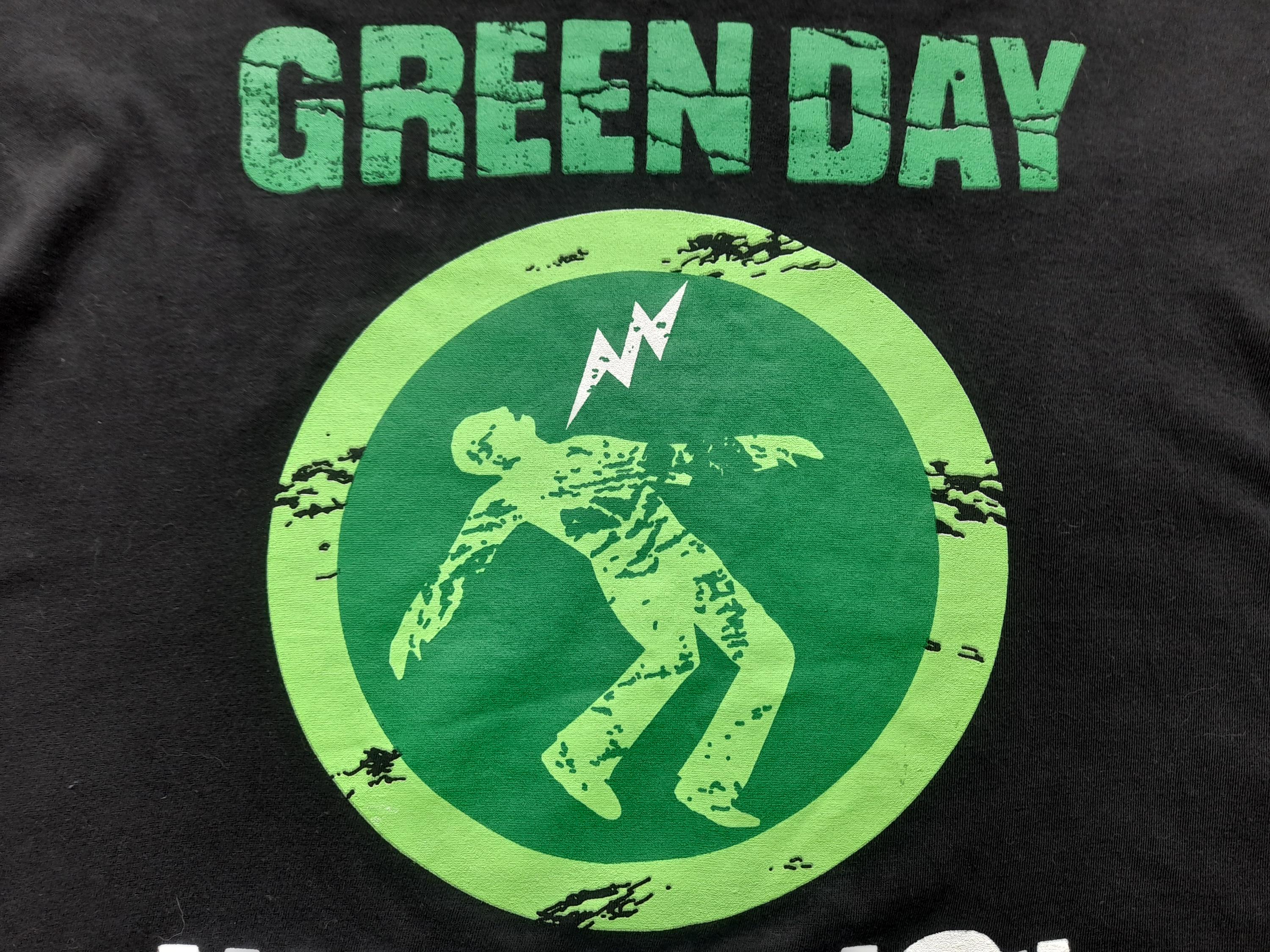 Vintage 2000s Green Day Warning Album T-shirt Womens L-xl,double