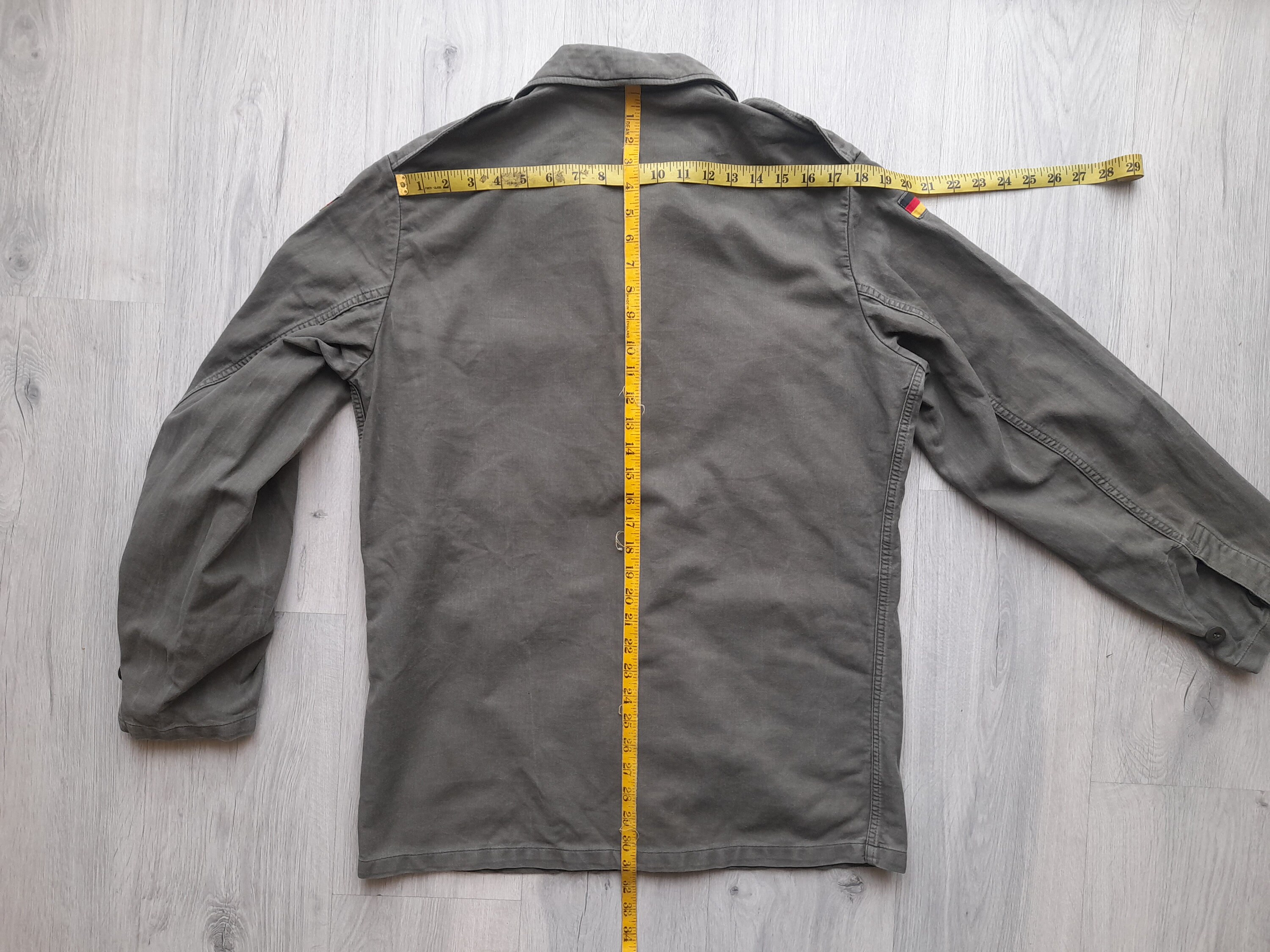 Vintage 1990 West Germany Army Military Jacket ,green Cotton