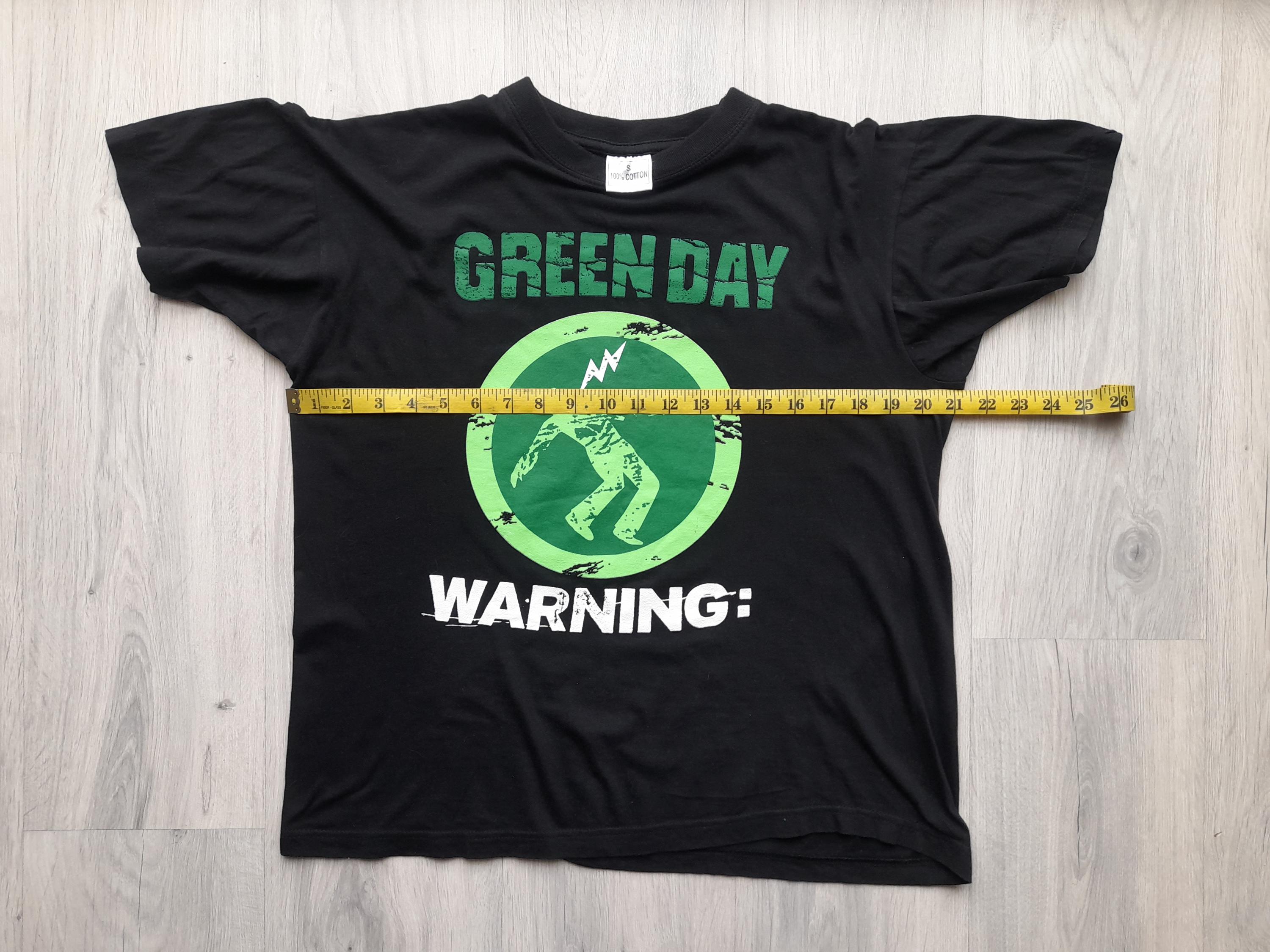 Vintage 2000s Green Day Warning Album T-shirt Womens L-xl,double
