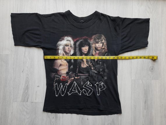 Vintage 80s 90s W.A.S.P. T-shirt , Shock Rock, Glam Metal, Hair