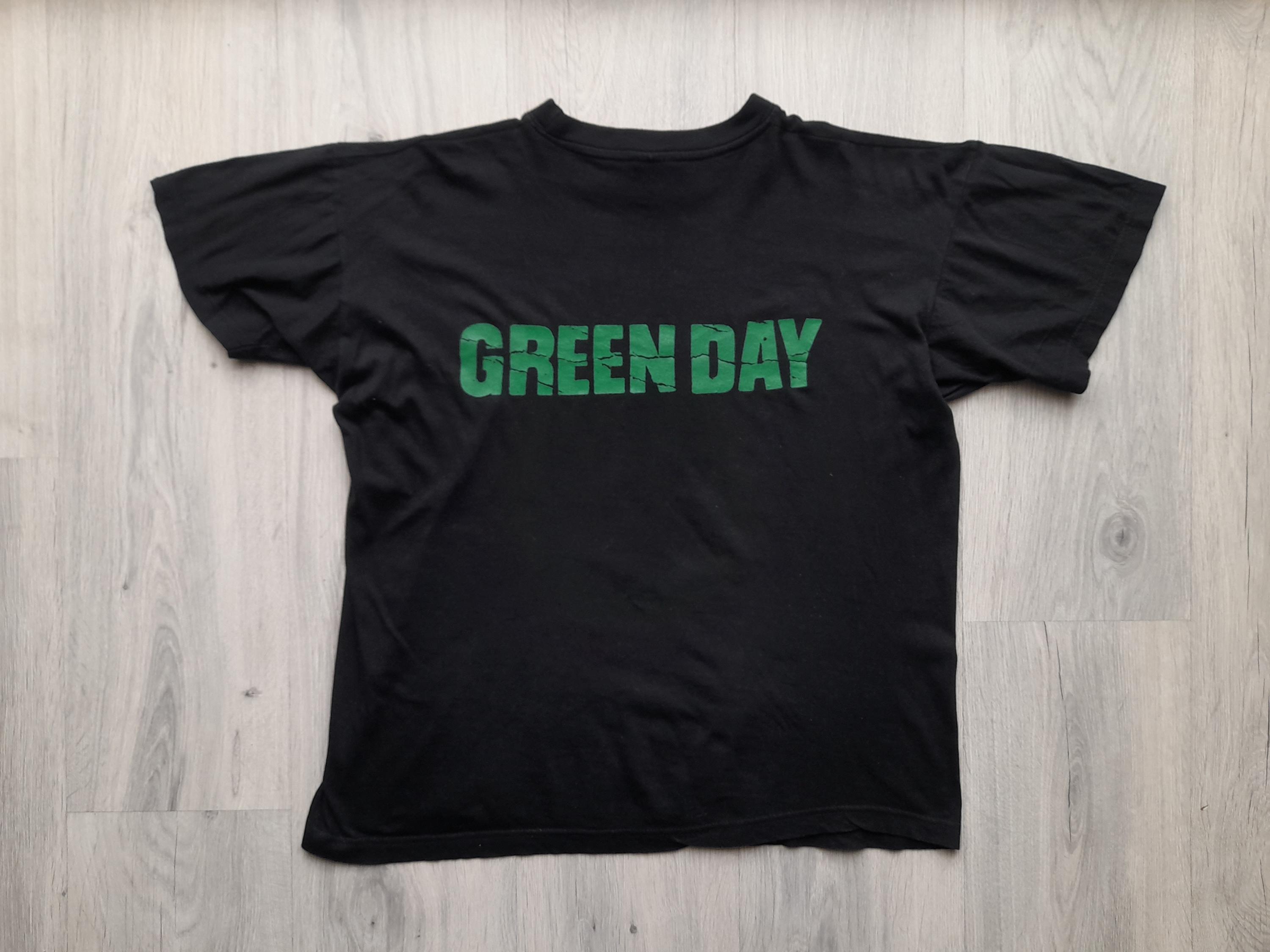 Vintage 2000s Green Day Warning Album T-shirt Womens L-xl,double