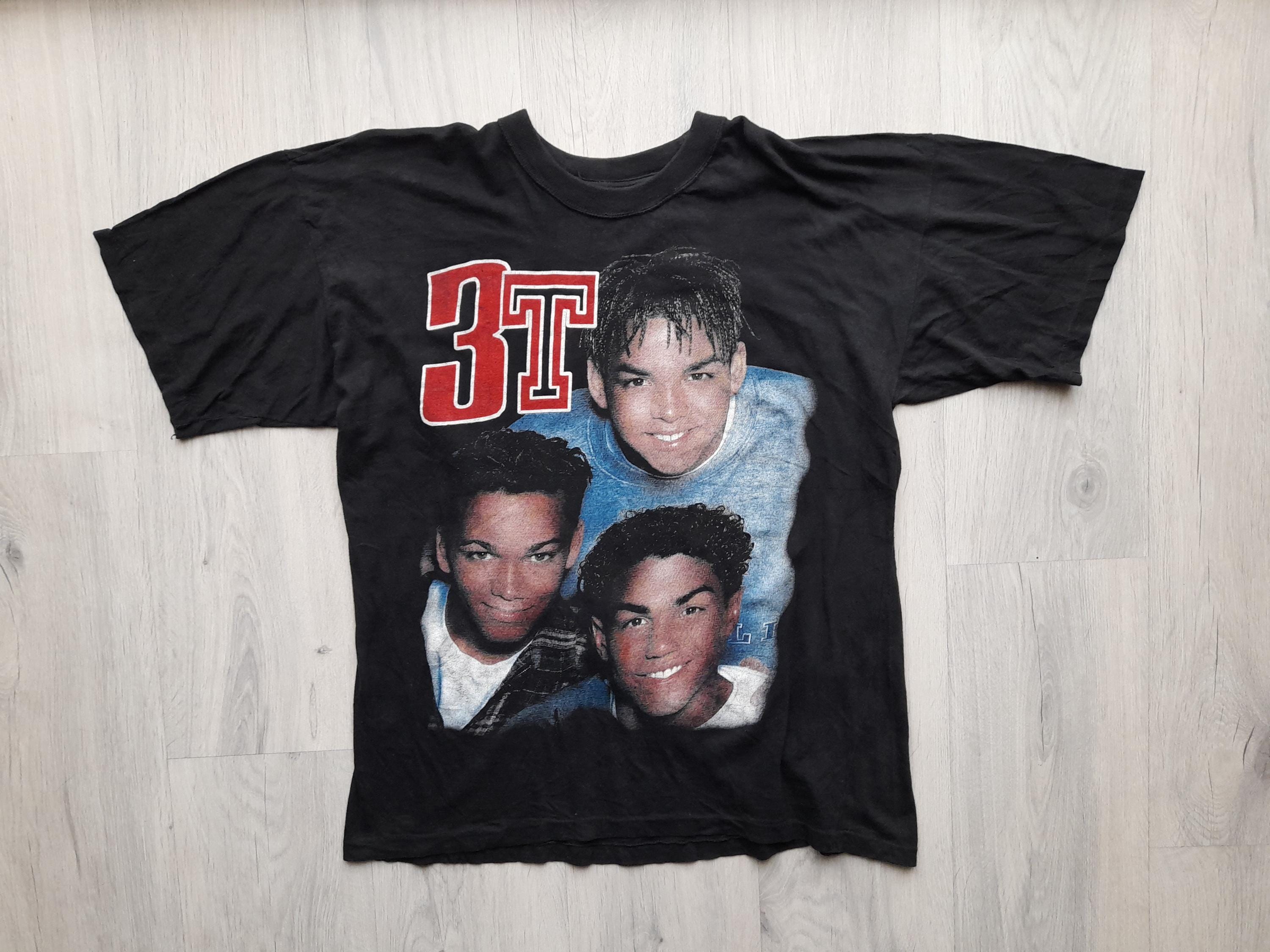 Vintage 90s 3T Band T-shirt Pop Music Boy Band T-shirt ,large 