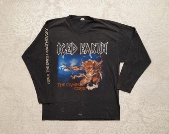 Vintage Iced Earth the Relic Sleeps No More T-shirt Tee - Etsy