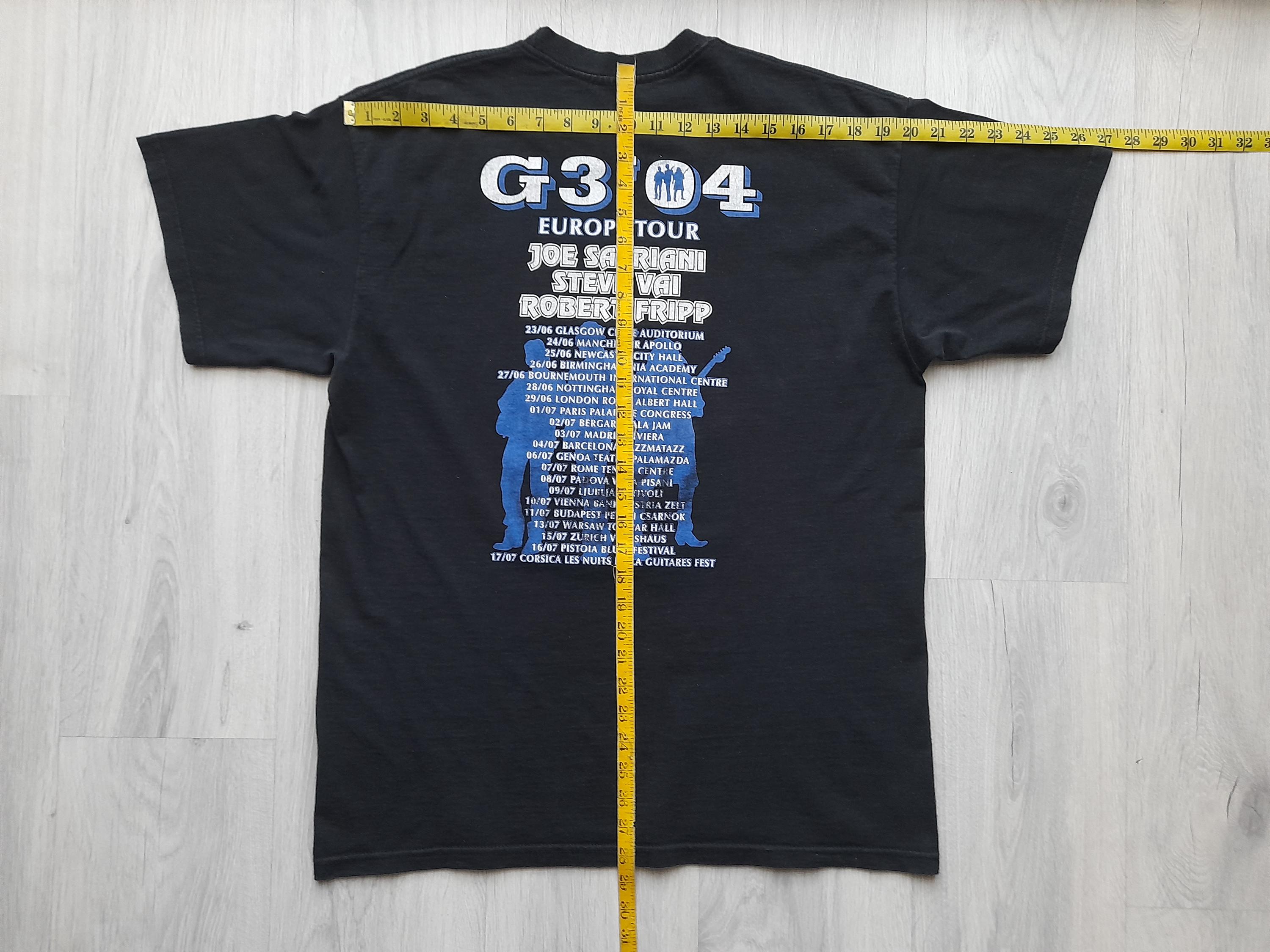 2005年G3 来日記念Tシャツ サトリアーニ、ヴァイ、ペトルーシ Vintage