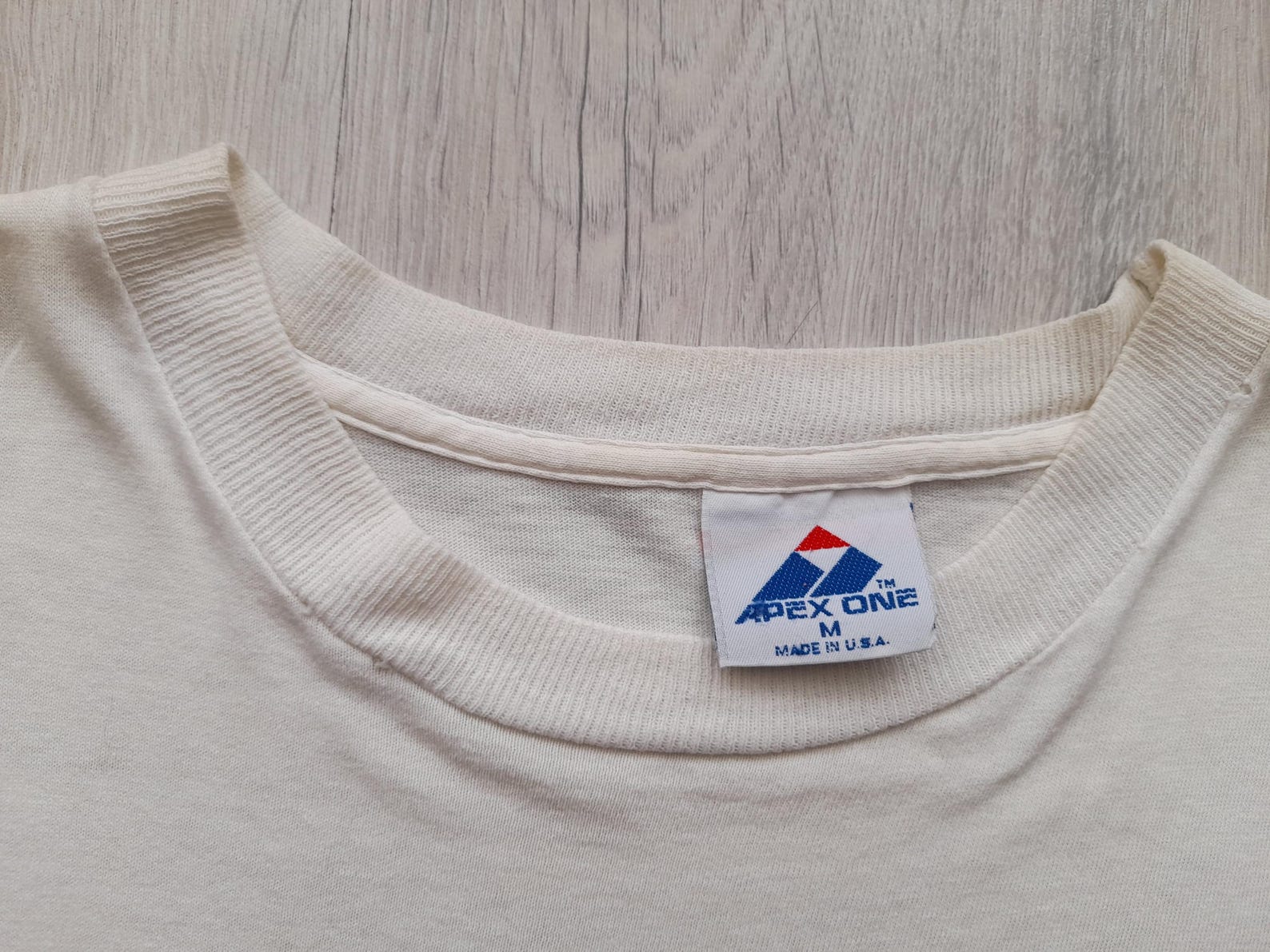 T-shirt Vintage 90s USA World Cup 94 Avec Imprimé Drapeaux - Taille L Homme - Occasion En Très Bon état