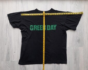Vintage 2000s Green Day Warning Album T-shirt Womens L-xl,double
