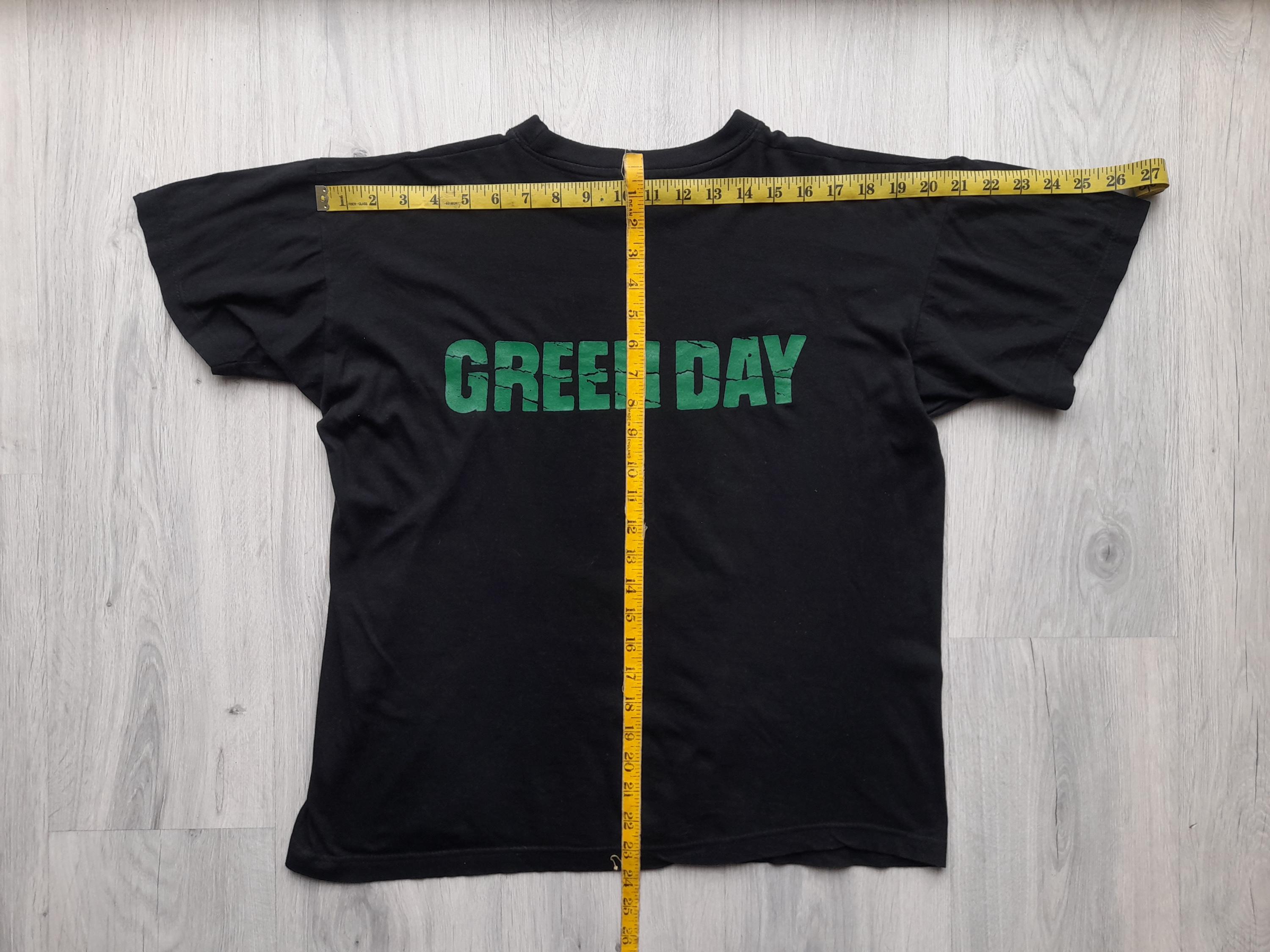 Vintage 2000s Green Day Warning Album T-shirt Womens L-xl,double