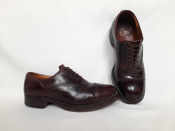 靴 NOS w Box England Brown Officer Shoes Army Officers Shoes Brown Genuine British Military Issue Men