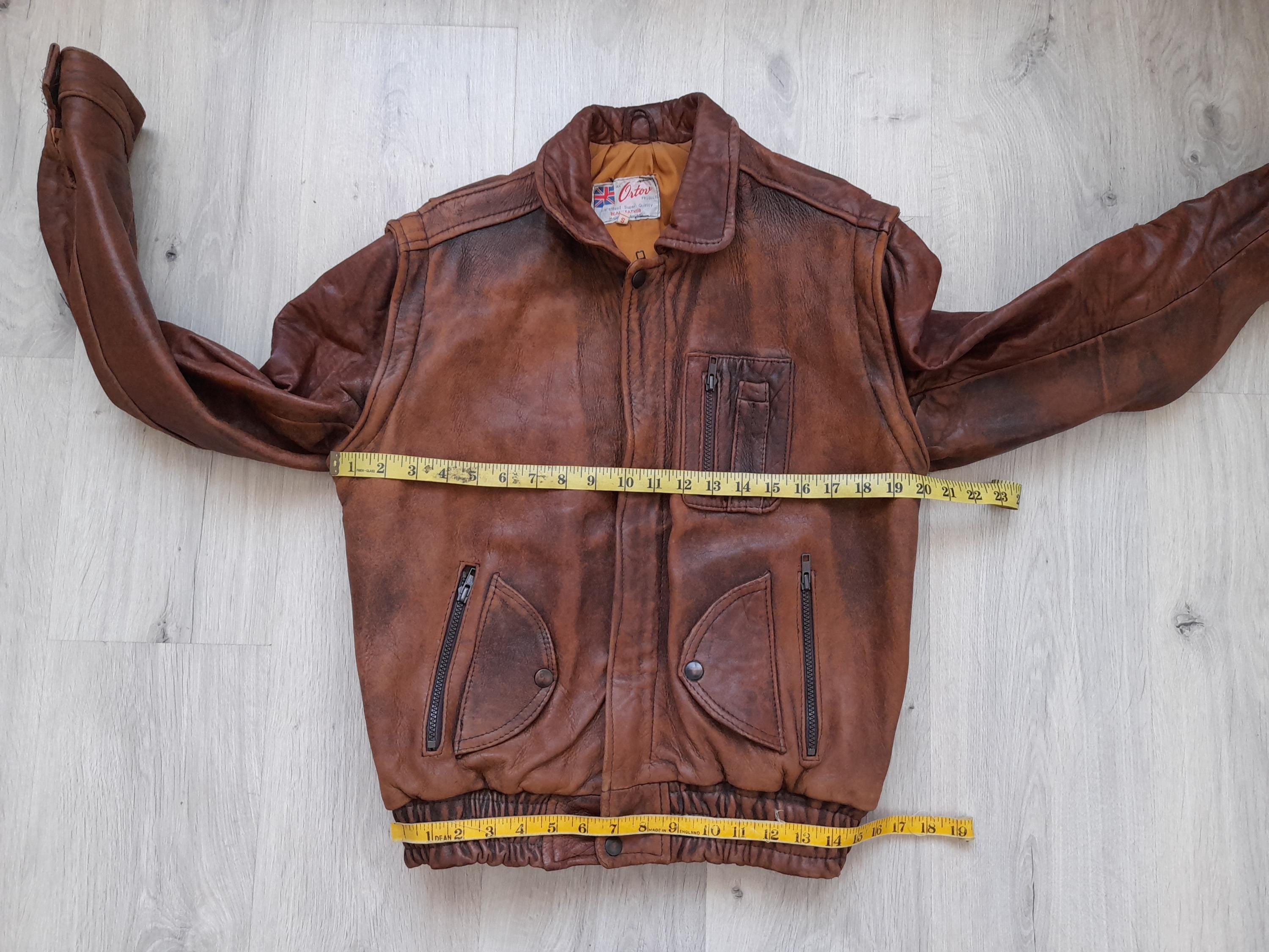 ジャケット・アウター 80s vintage single lether bomber jacket DSC_33312.jpg?v=1660675430