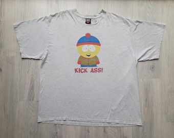1997 South Park White Graphic T-shirt. Size XL Vintage Comedy