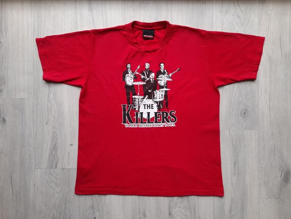 00's The Killers エレクトロロック ビンテージ バンド Tシャツ 00's The Killers エレクトロロック ビンテージ バンド Tシャツ The