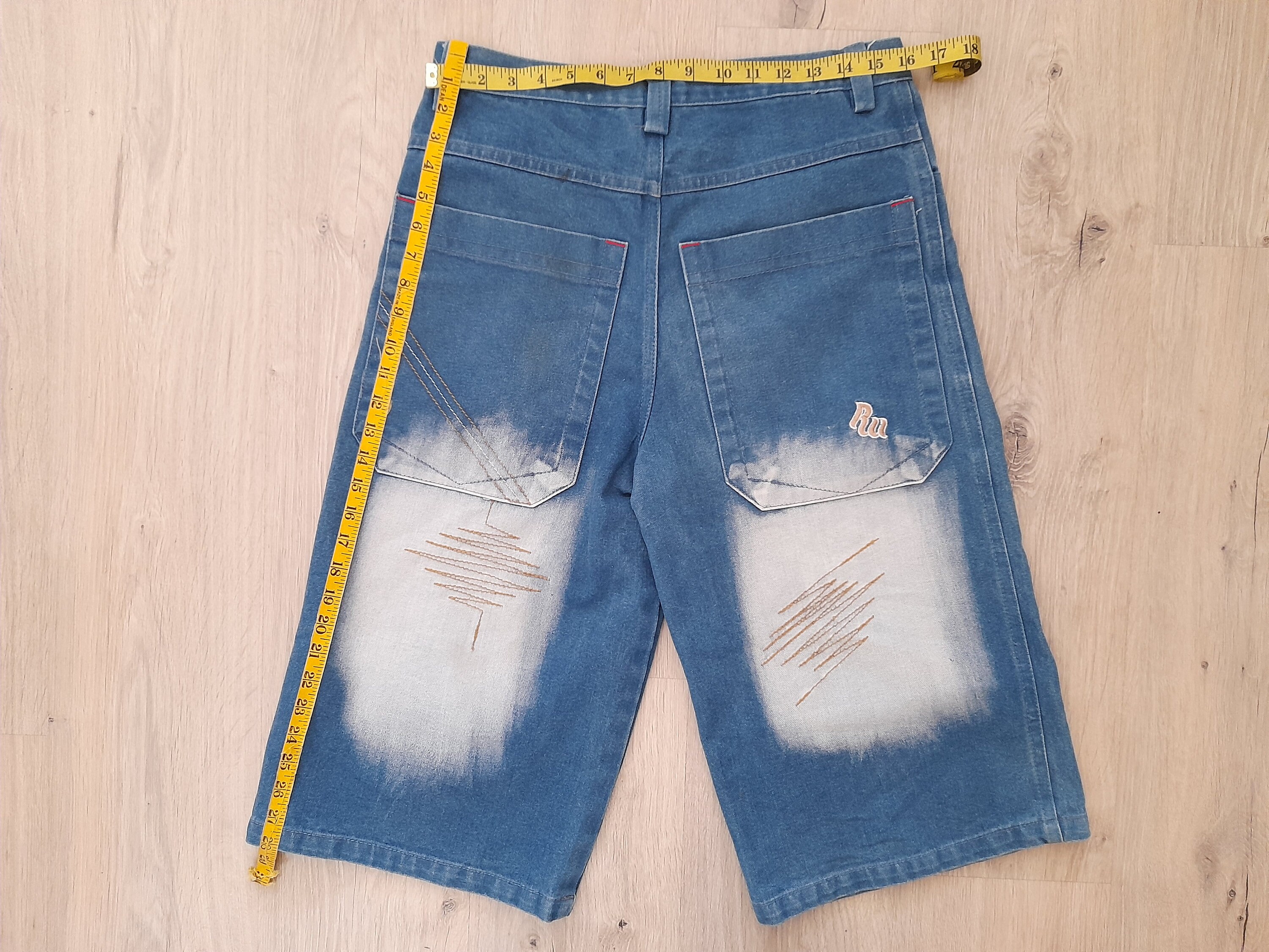 Hip hop jean shorts deals