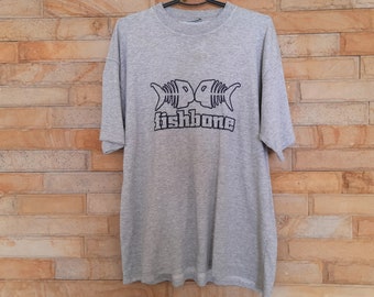 Vintage 90s Fishbone Skateboard Tee Skateboard Hip Hop