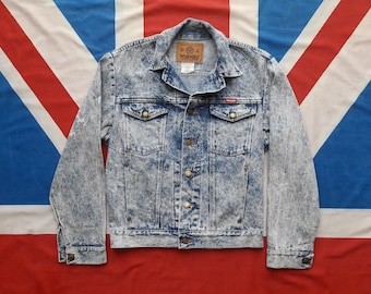 Vtg 60s 70s Wrangler Blue Bell Brown Corduroy Trucker Jacket Size