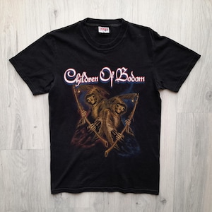 Vintage Children of Bodom Finnish Melodic Death Metal Black Large