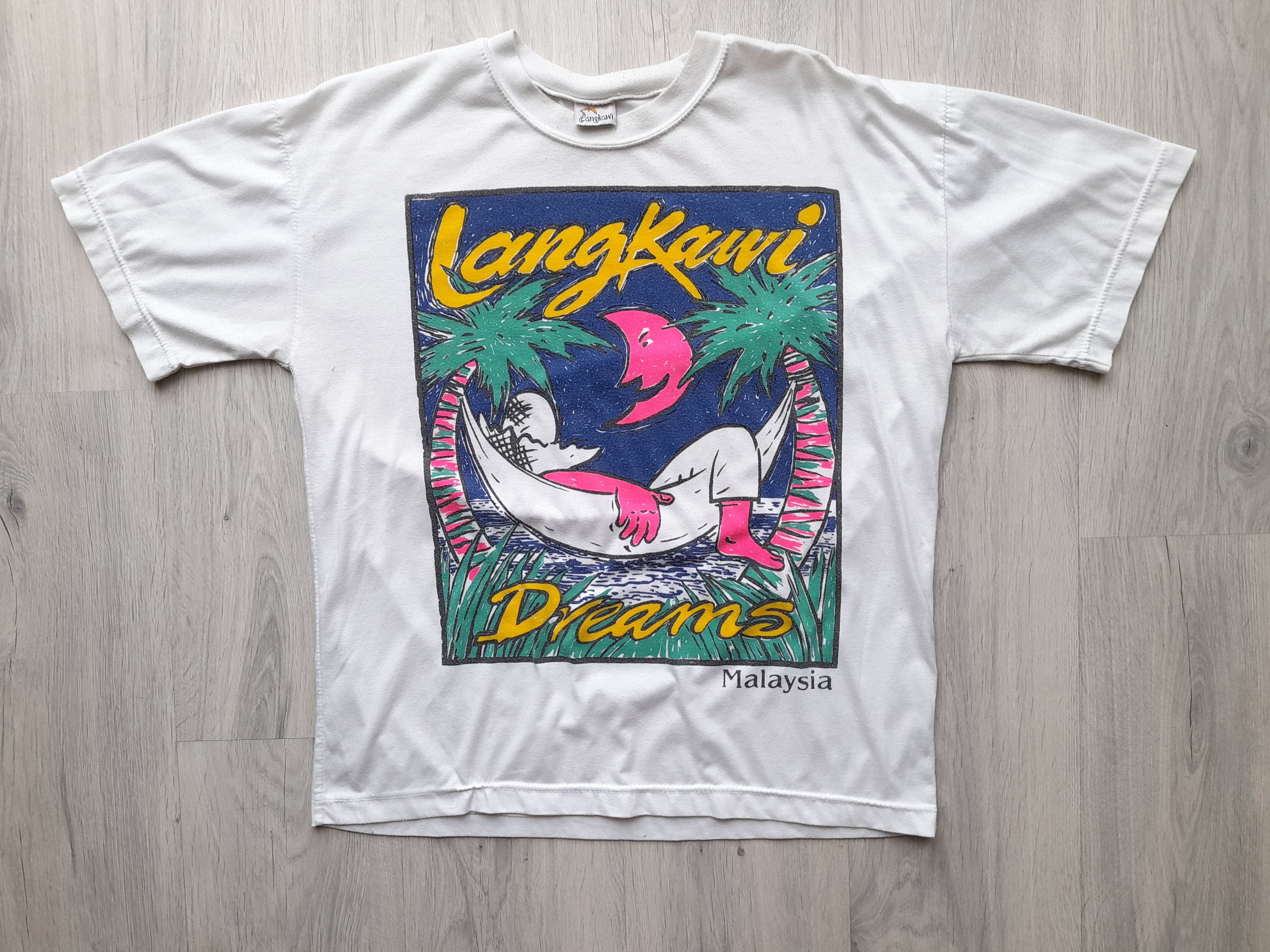 Vintage 90s Langkawi Island Tee ,Tourist shirt , Vintage T-Shirt