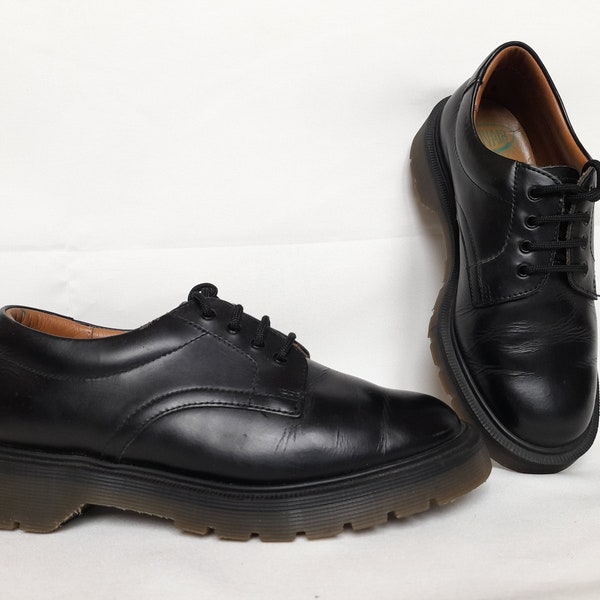 Womens Solovair Made in England Oxford Shoes ,Size UK 4 ,EU 37 ,Solovair England Womens Black Shoes