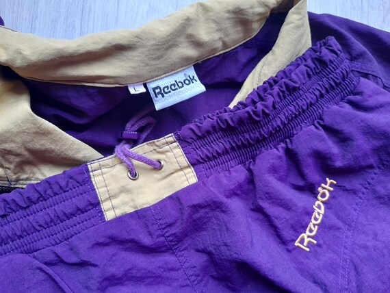 Tuta vintage anni 90 Reebok Bordeaux Color tuta Rave Techno vintage tuta intera colorata colorblock tuta Reebok anni 90 Etsy Italia
